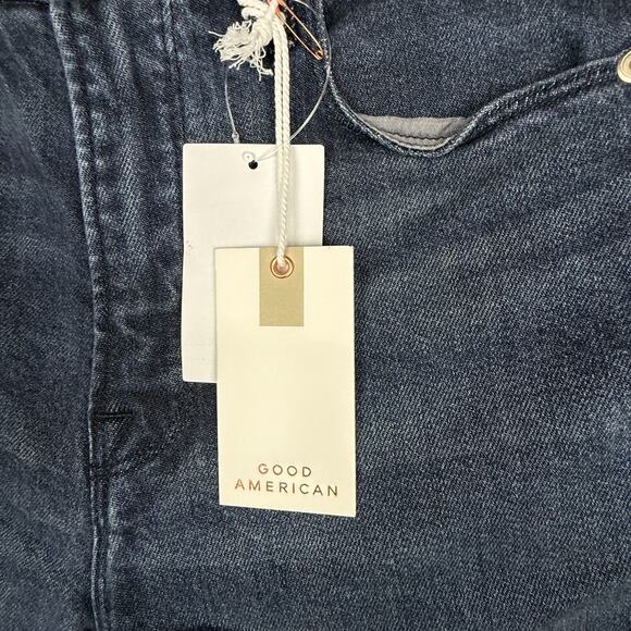 Good American Jeans Good Classic Slim Straight Jeans Women's 00 Indigo526 - Picture 9 of 15